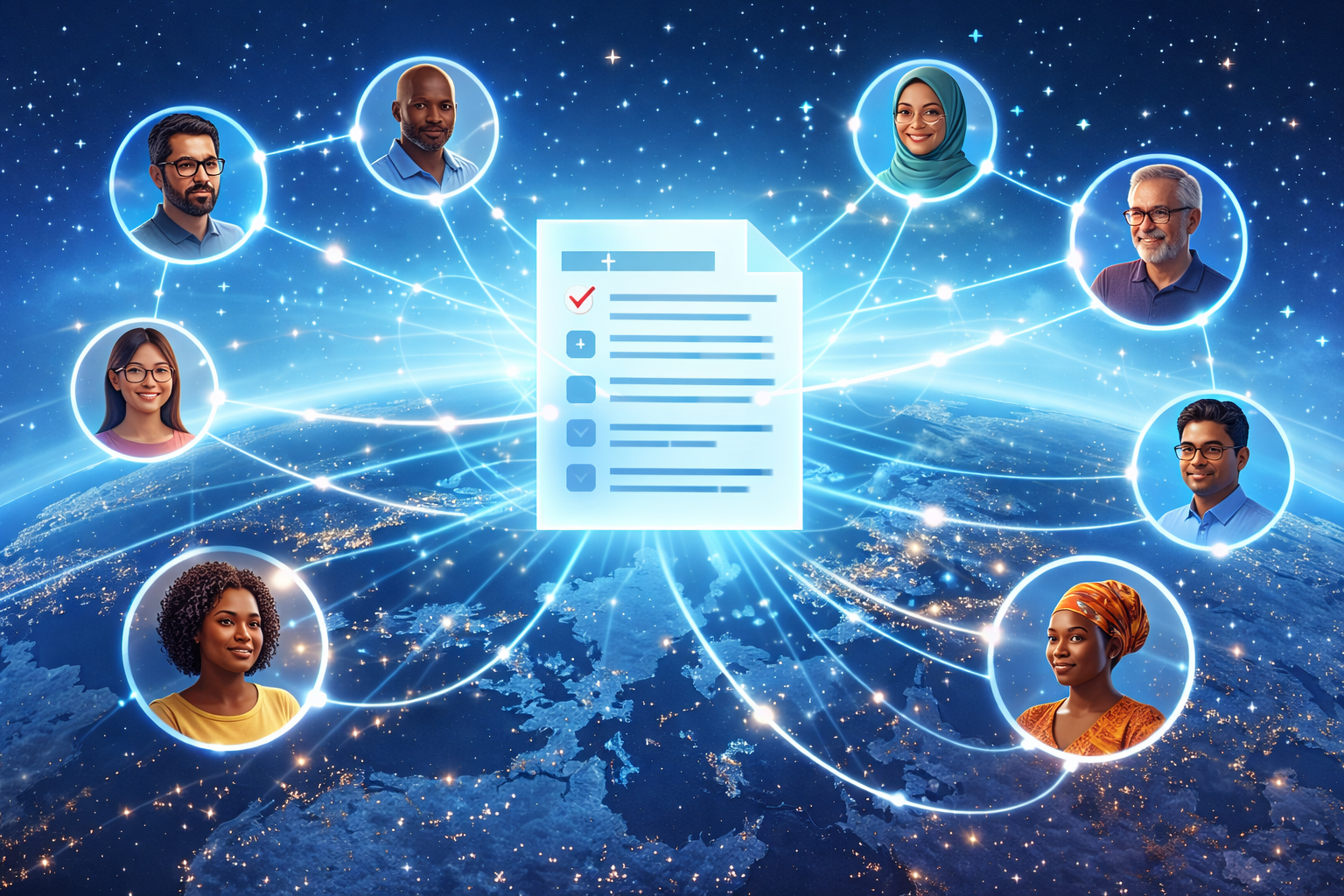 Project draft expanding into a global network of contributors